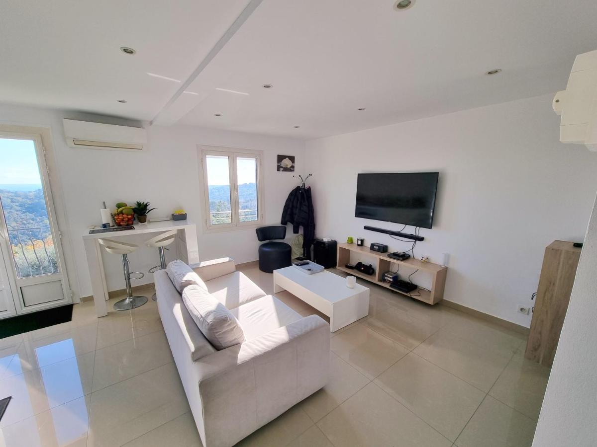 Apartmán 2 Pieces D'Exception Vue Mer Vence Exteriér fotografie